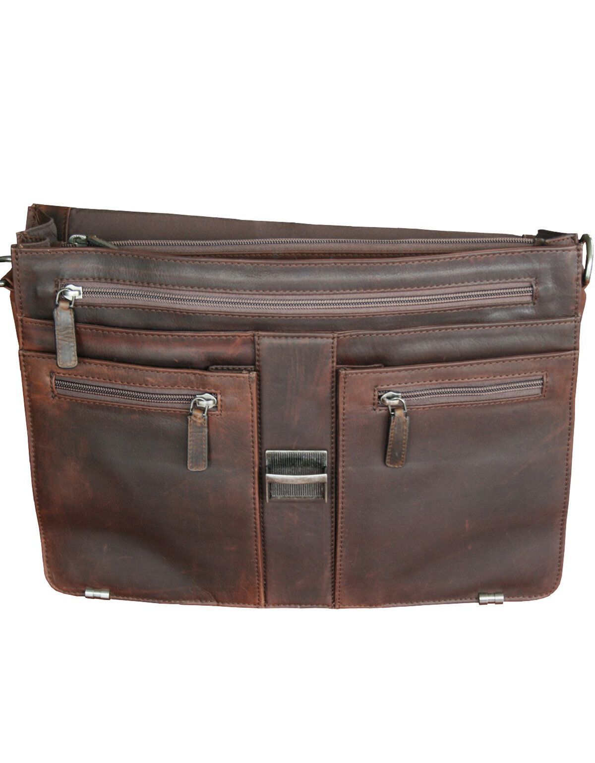 Кожаный мужской портфель с замком | купить в интернет-магазине Olymp-Men