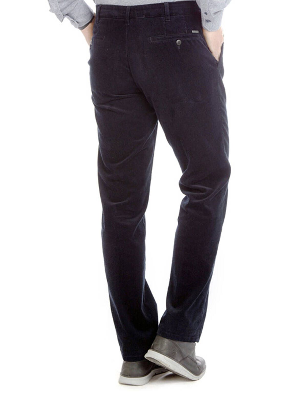 Вельветовые синие брюки, мод.Eton | купить в интернет-магазине Olymp-Men
