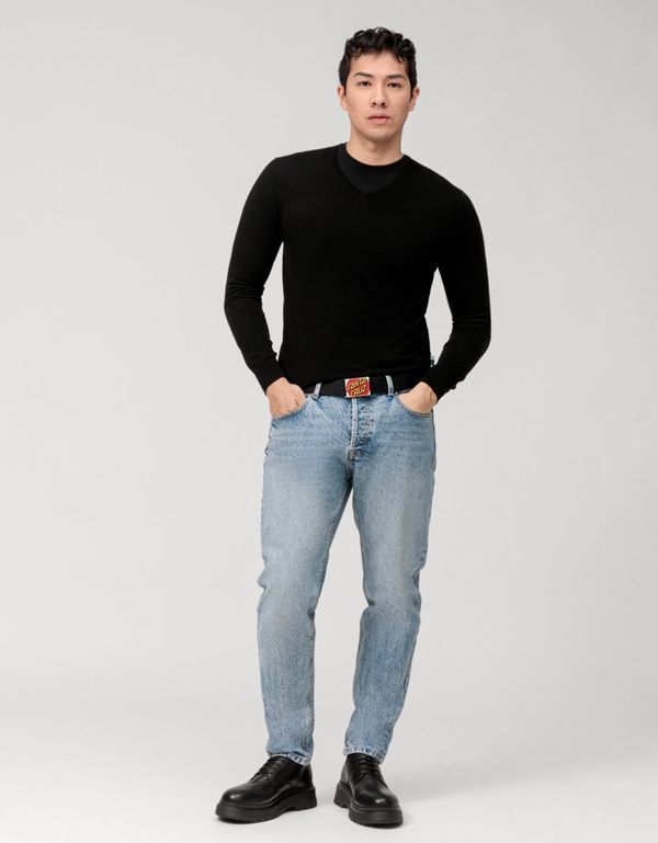 Пуловер черный мужской OLYMP, body fit | купить в интернет-магазине Olymp-Men