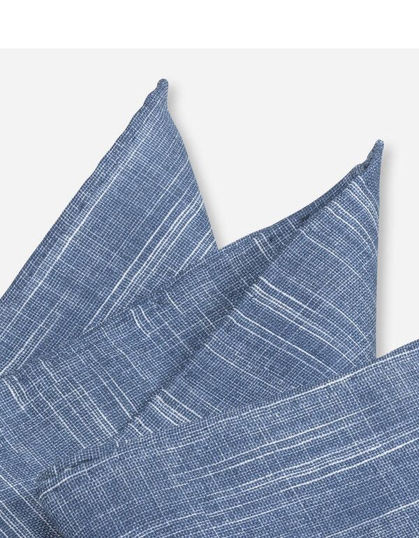 Синий платок-паше хлопок с шёлком | купить в интернет-магазине Olymp-Men