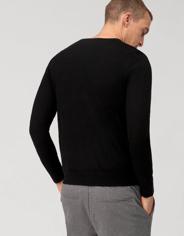 Джемпер мужской OLYMP, шерсть с шёлком, body fit | интернет-магазин Olymp-Men