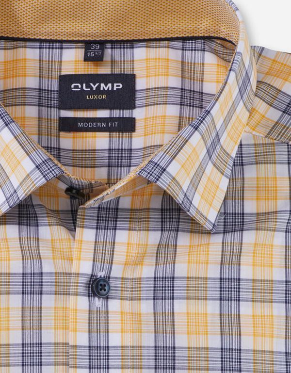 Рубашка мужская в клетку OLYMP Luxor, modern fit