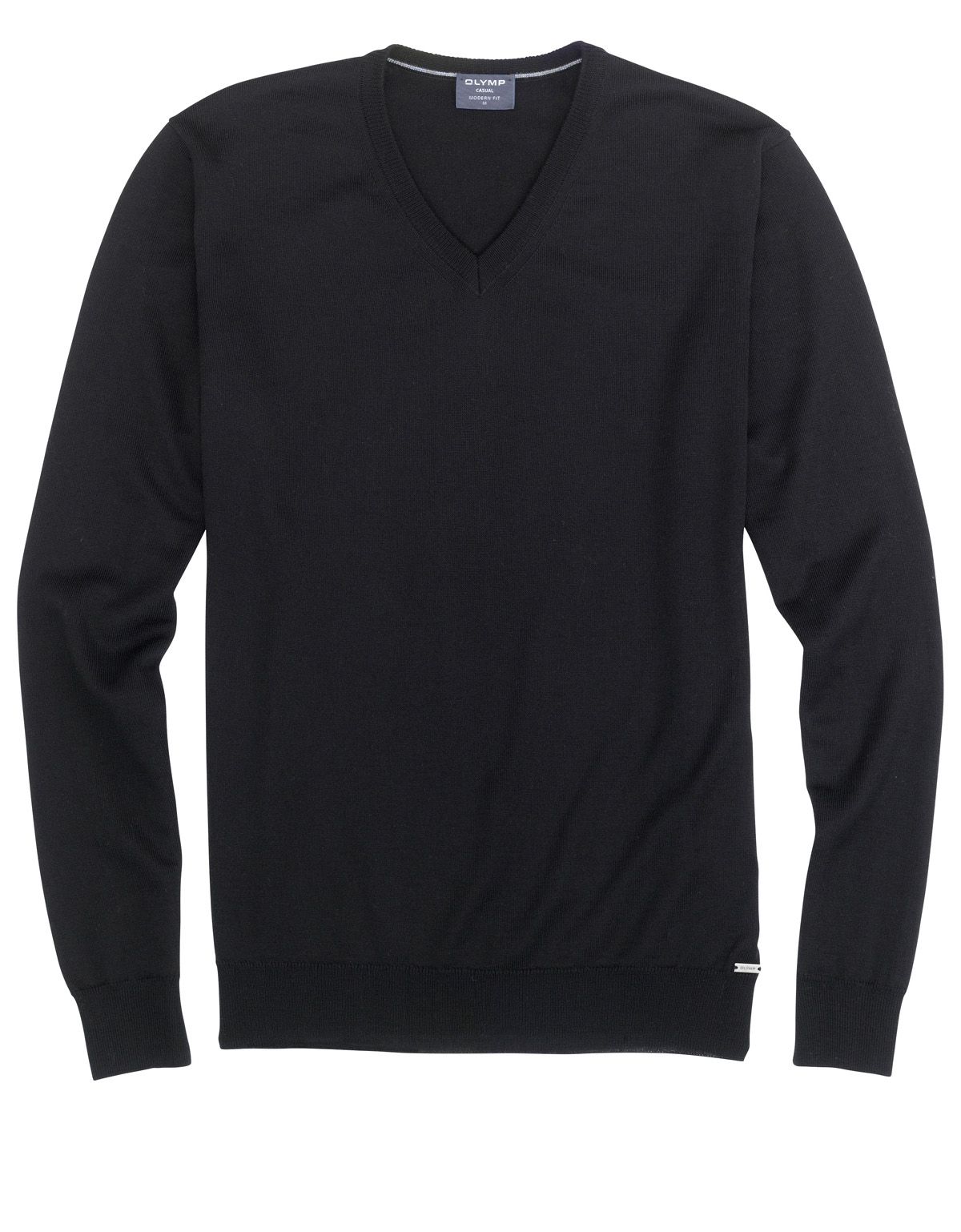 Пуловер чёрный мужской OLYMP, modern fit | купить в интернет-магазине Olymp-Men