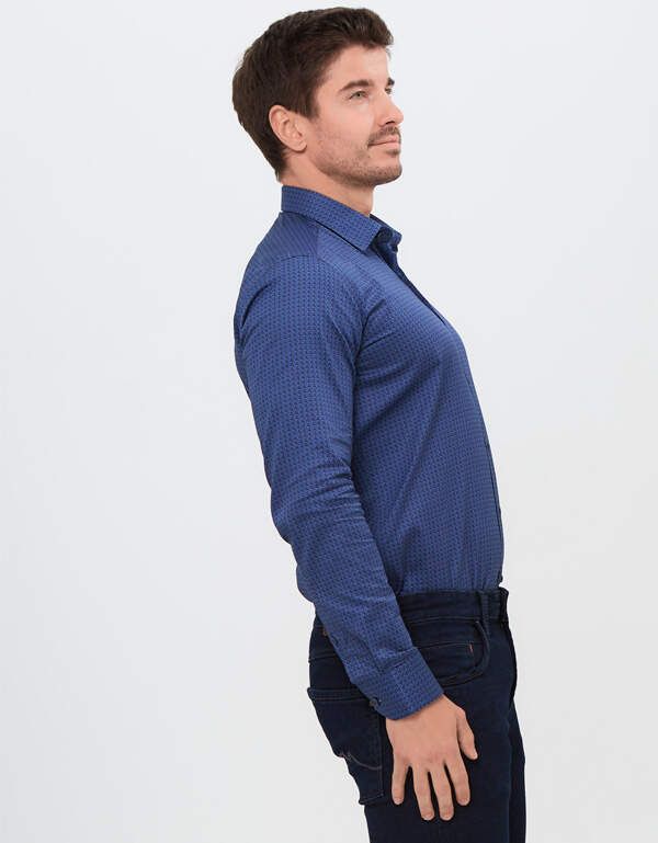 Рубашка мужская PLATIN, slim fit, артикул 1028-107UF-PLT