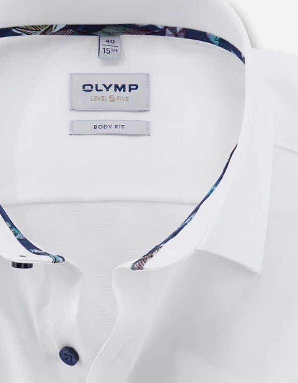 Рубашка мужская OLYMP, body fit, фактурная ткань