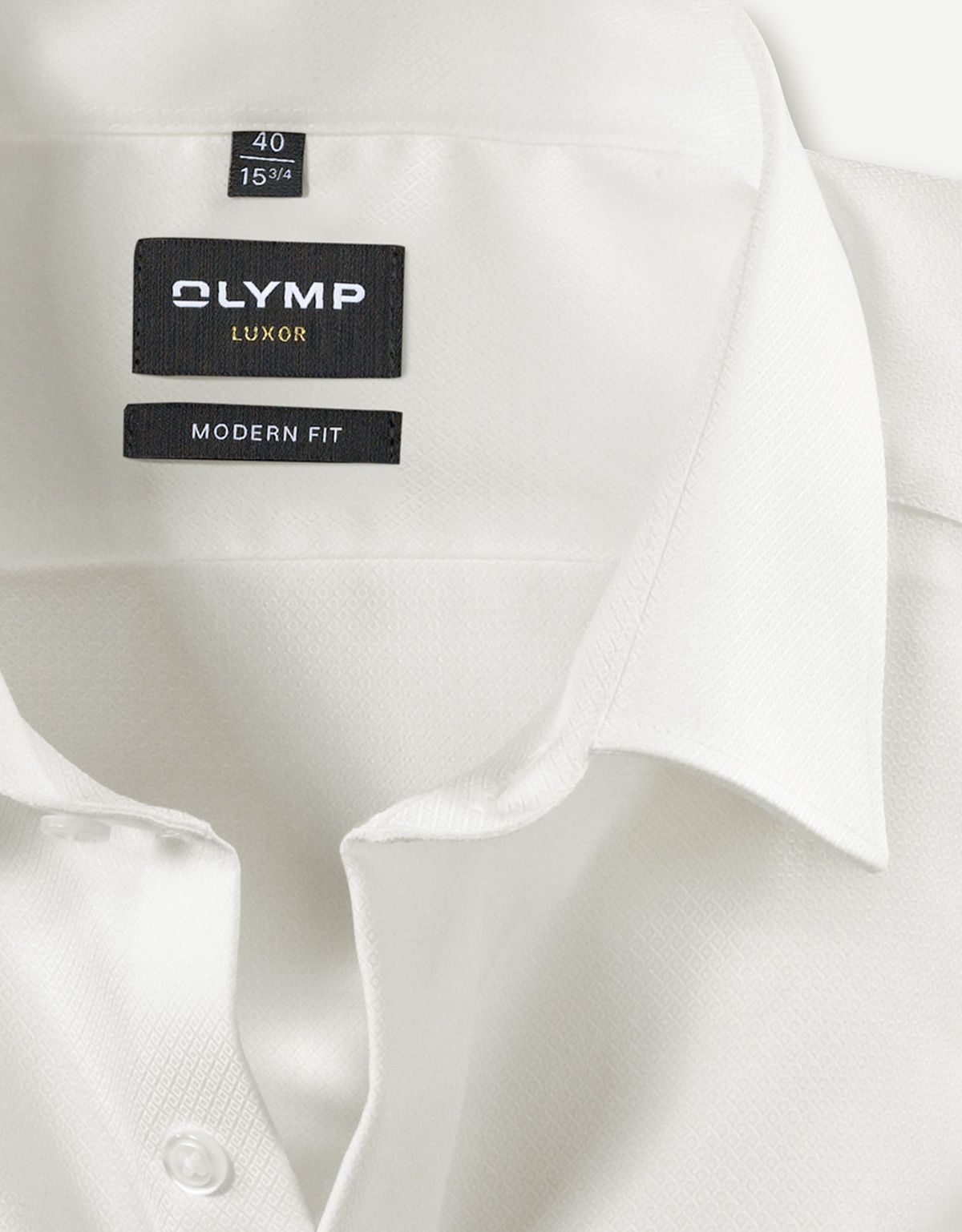 Сорочка мужская с потайной планкой Olymp Luxor, modern fit, фактурная ткань