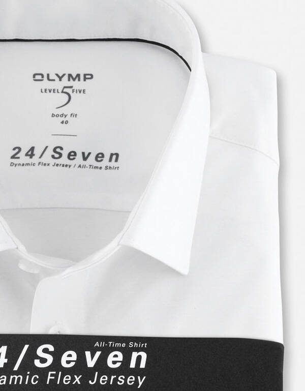 Сорочка мужская трикотажная OLYMP Level Five 24/7, body fit