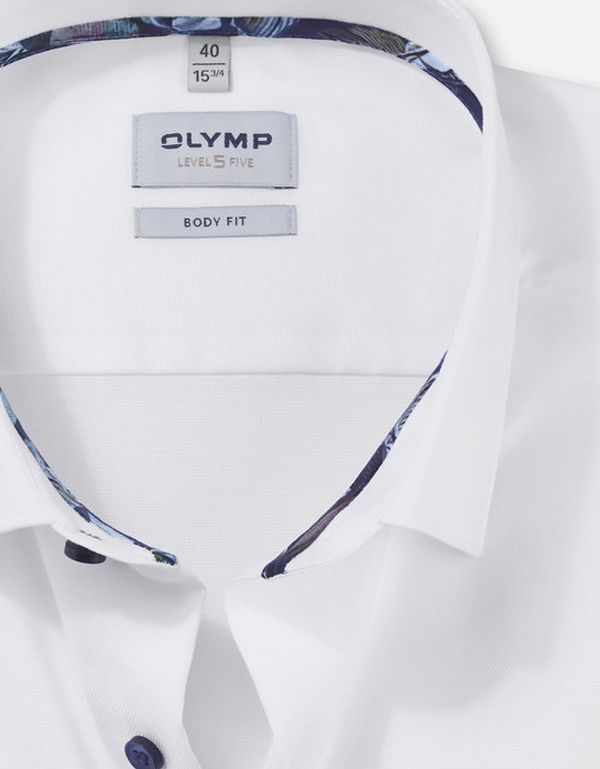 Рубашка классическая мужская OLYMP, body fit на высокий рост | купить в интернет-магазине Olymp-Men