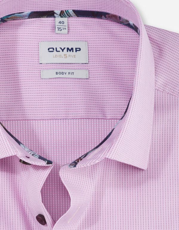 Сорочка мужская OLYMP, body fit, фактурная ткань | купить в интернет-магазине Olymp-Men