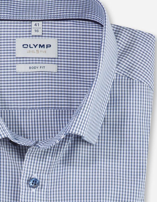 Рубашка мужская в клетку классическая OLYMP, body fit | купить в интернет-магазине Olymp-Men