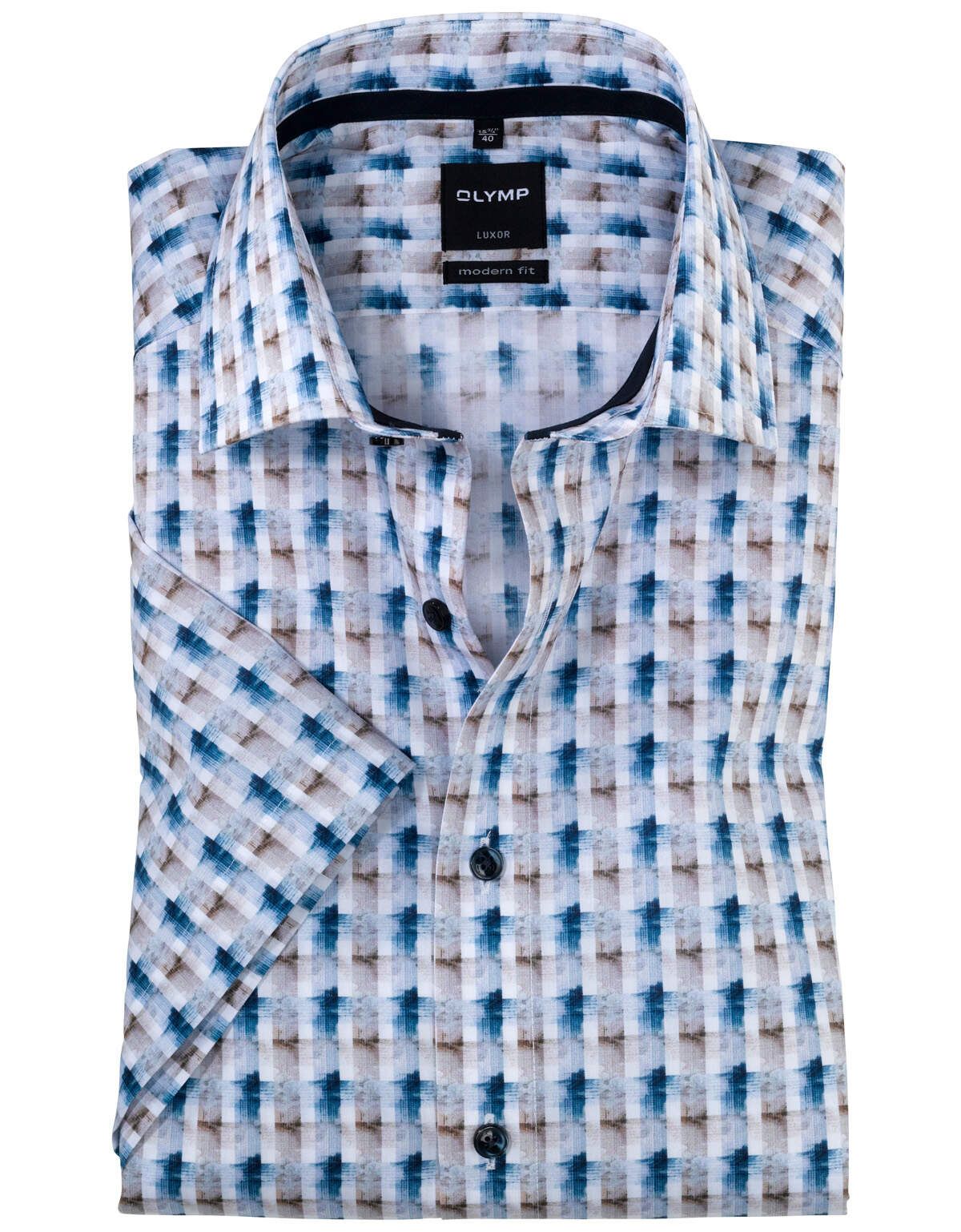 Рубашка мужская OLYMP Luxor, modern fit[БЕЖЕВЫЙ]