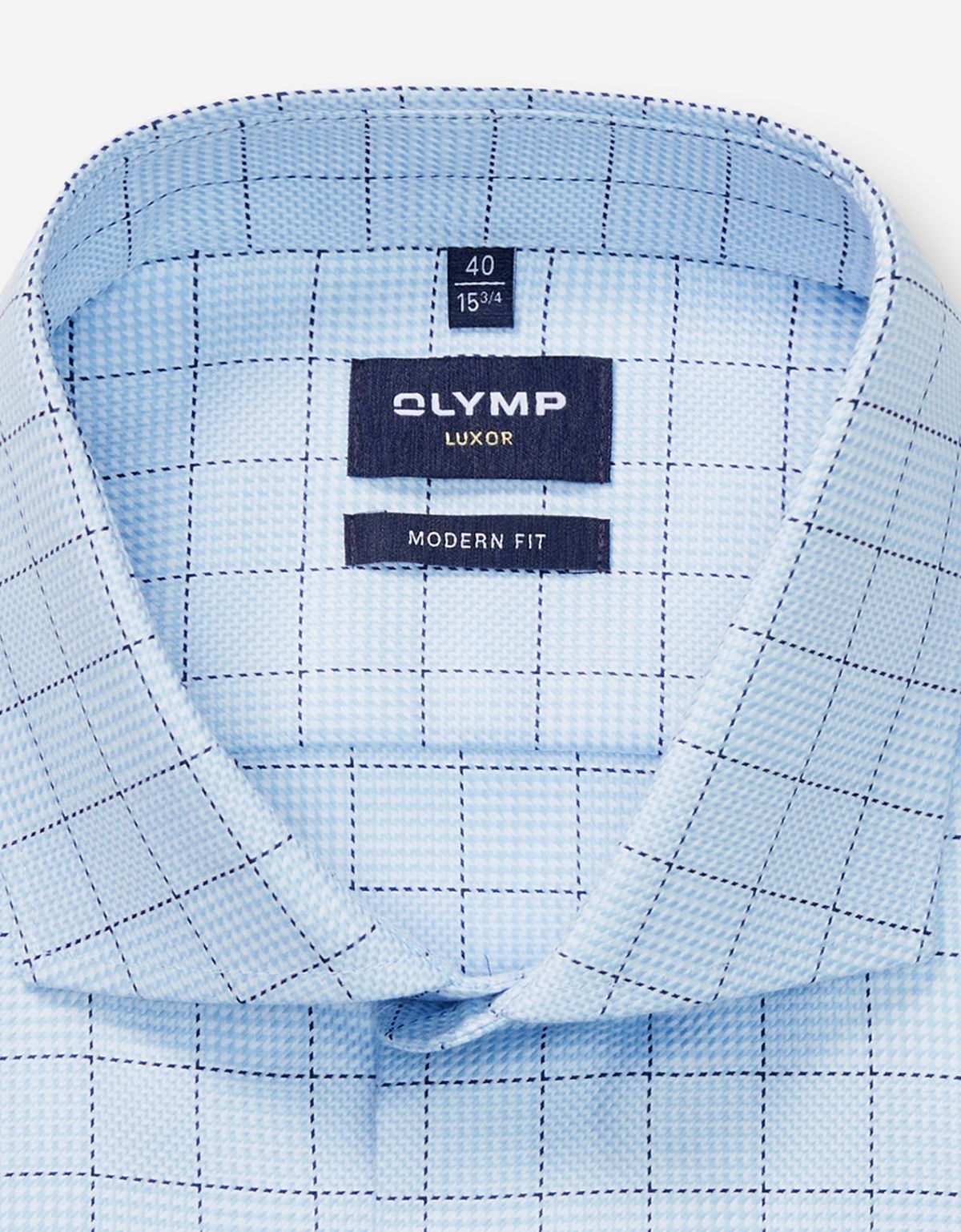 Рубашка классическая в клетку Olymp, modern fit на высокий рост | купить в интернет-магазине Olymp-Men
