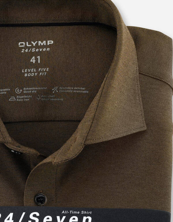 Трикотажная сорочка Olymp 24/7, body fit | купить в интернет-магазине Olymp-Men