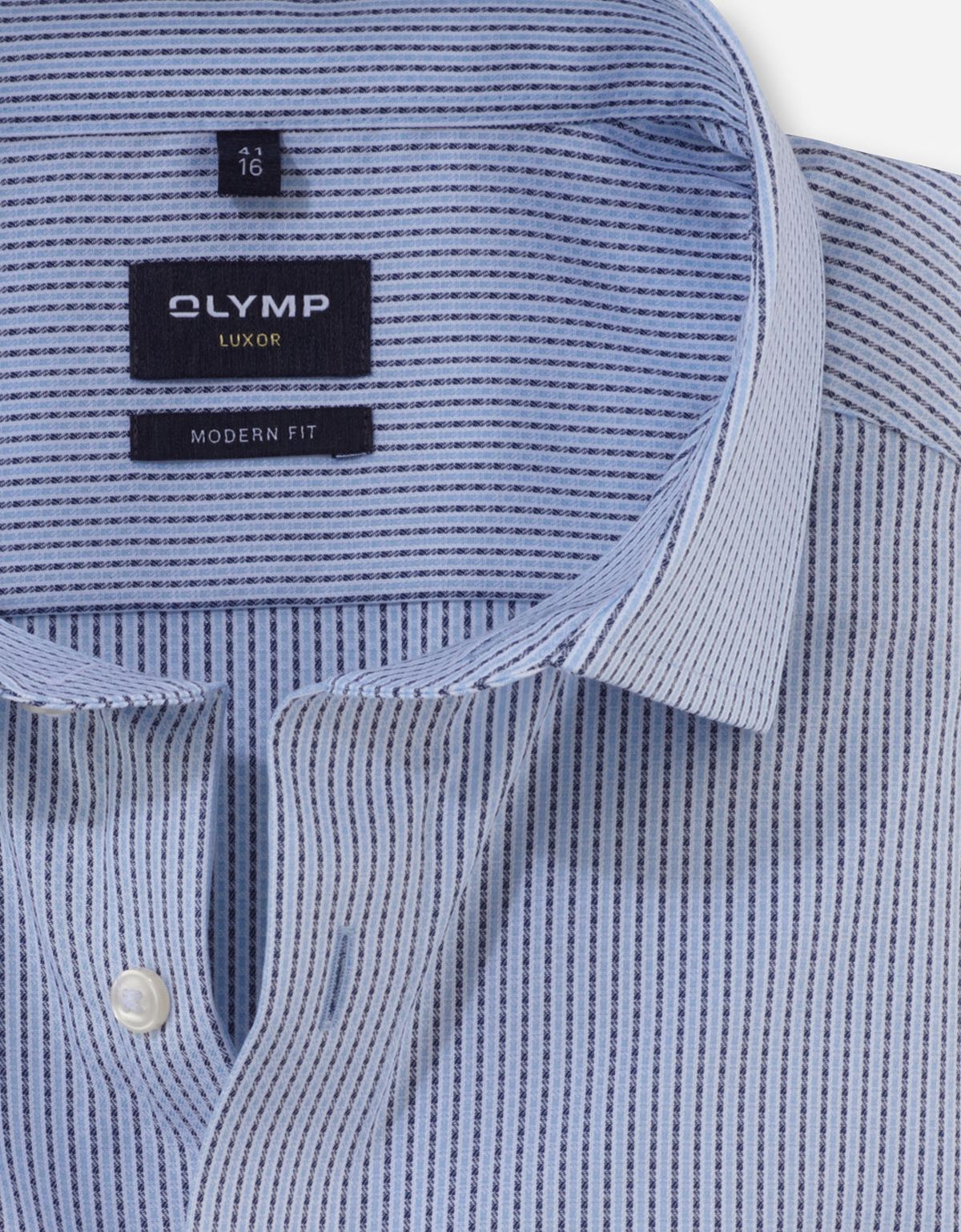 Рубашка классическая в полоску OLYMP Luxor, modern fit | купить в интернет-магазине Olymp-Men