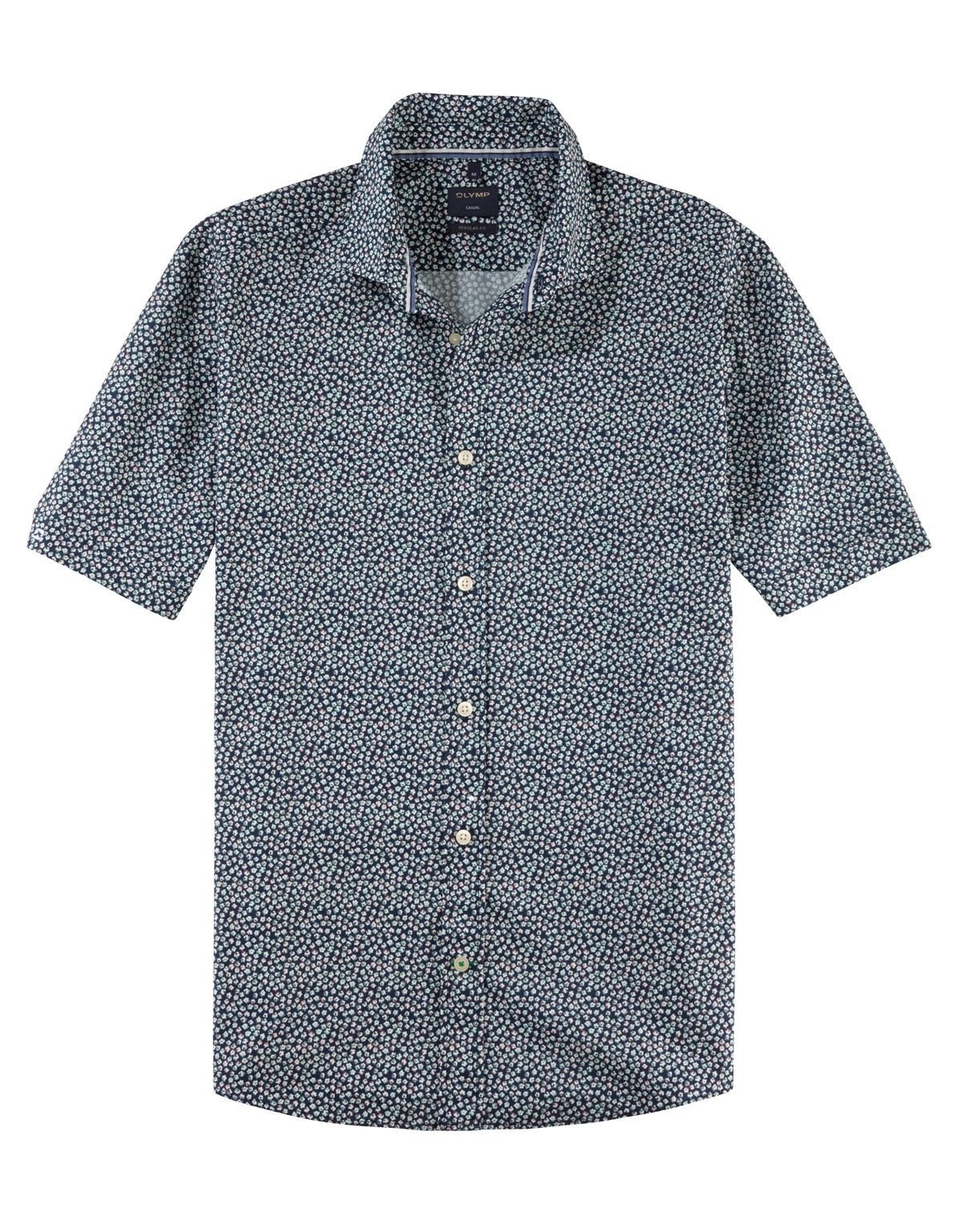 Рубашка мужская OLYMP Casual с цветочным рисунком