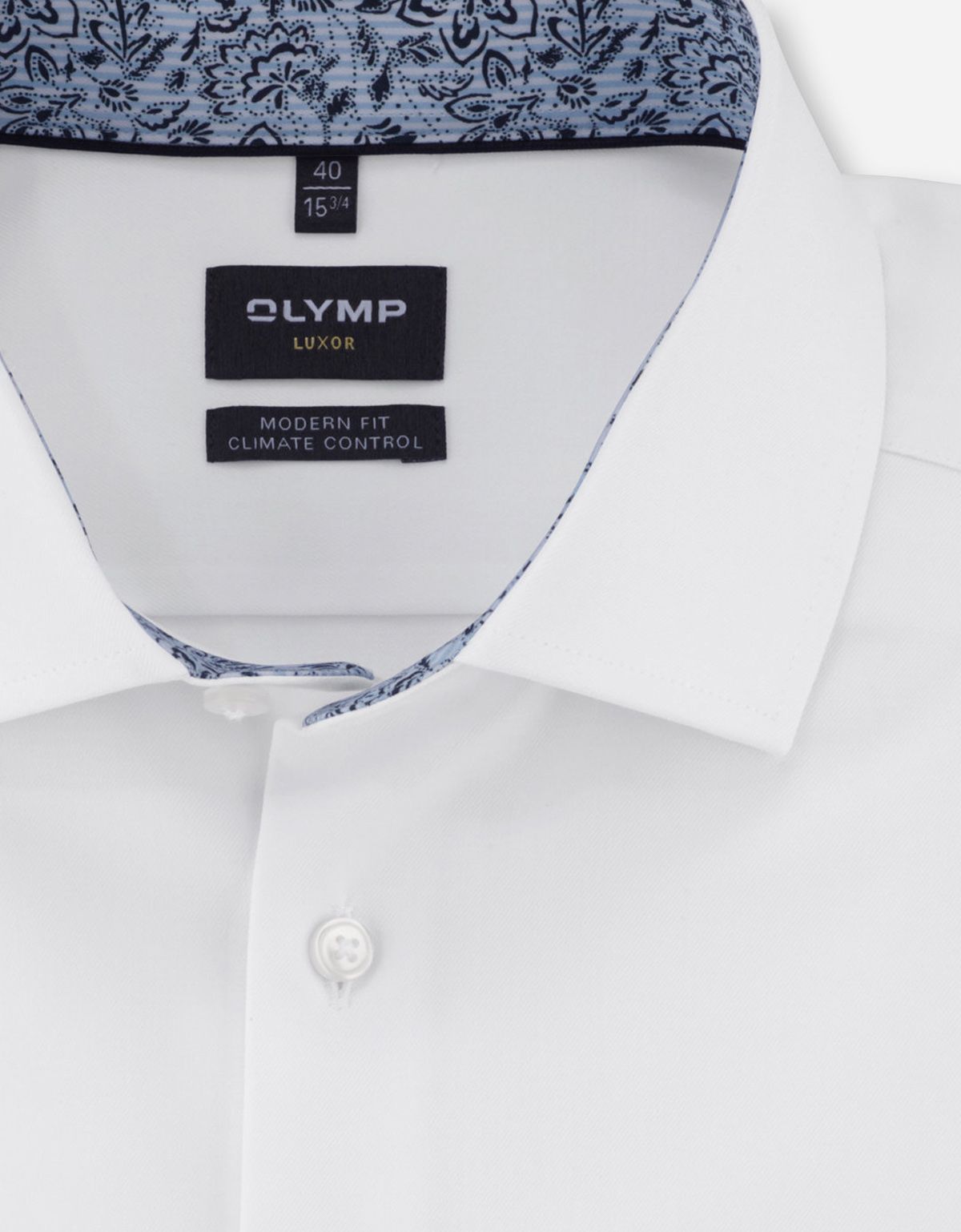 Рубашка белая OLYMP Luxor, modern fit, климат-контроль, рост >186 | купить в интернет-магазине Olymp-Men