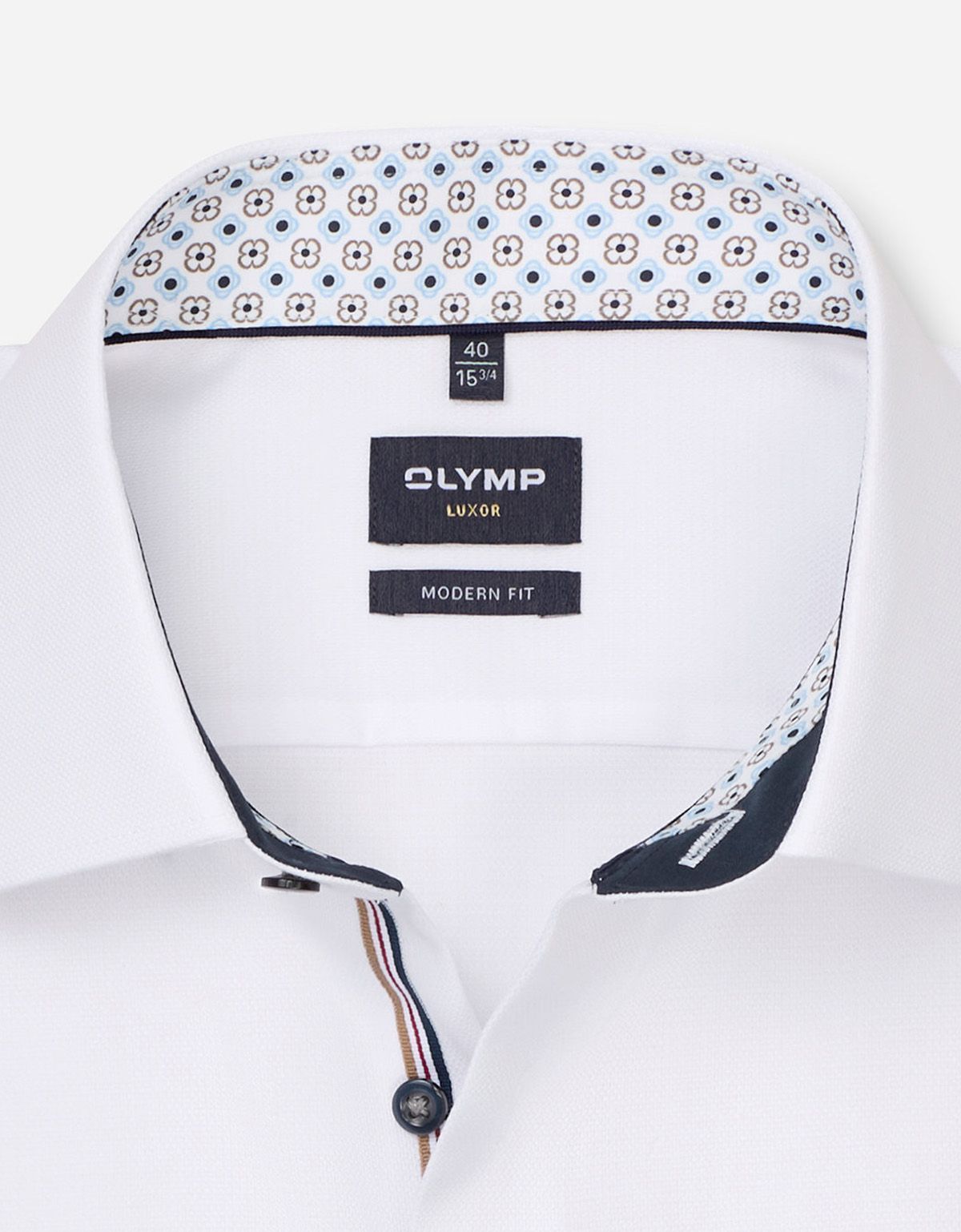 Рубашка с декоративной вставкой OLYMP, modern fit, на высокий рост | купить в интернет-магазине Olymp-Men