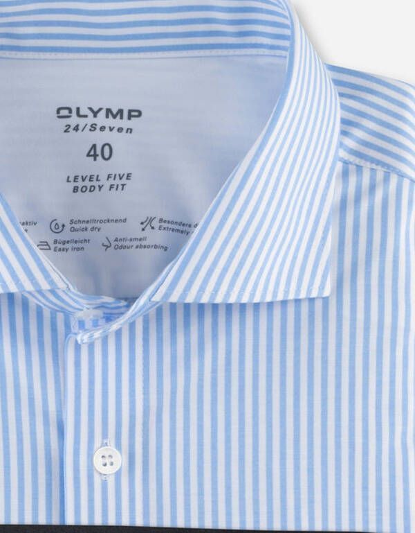 Рубашка трикотажная мужская OLYMP 24/7, body fit | купить в интернет-магазине Olymp-Men