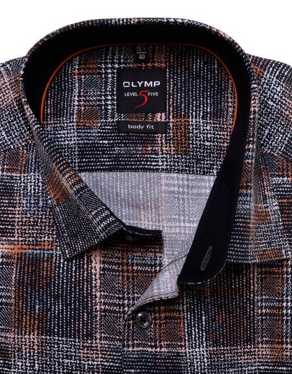Рубашка мужская Level Five приталенная | купить в интернет-магазине Olymp-Men