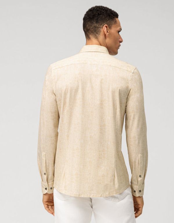 Рубашка мужская трикотажная OLYMP 24/7, body fit | купить в интернет-магазине Olymp-Men
