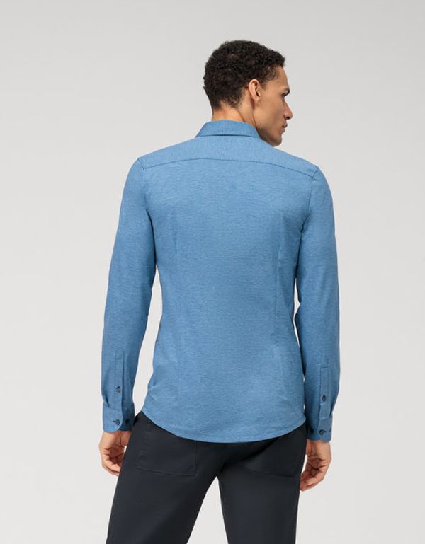 Рубашка трикотажная мужская OLYMP Level Five 24/7, body fit | купить в интернет-магазине Olymp-Men