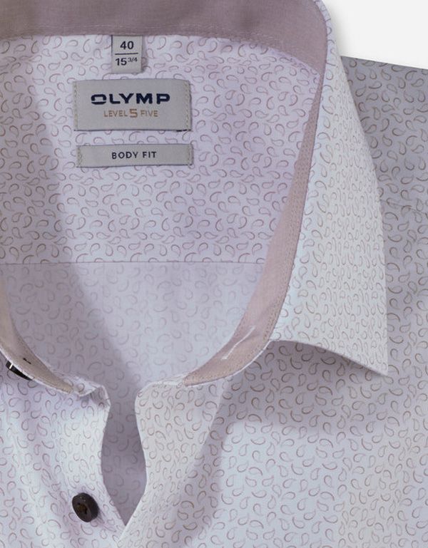 Рубашка мужская OLYMP Level Five приталенная на высокий рост | купить в интернет-магазине Olymp-Men