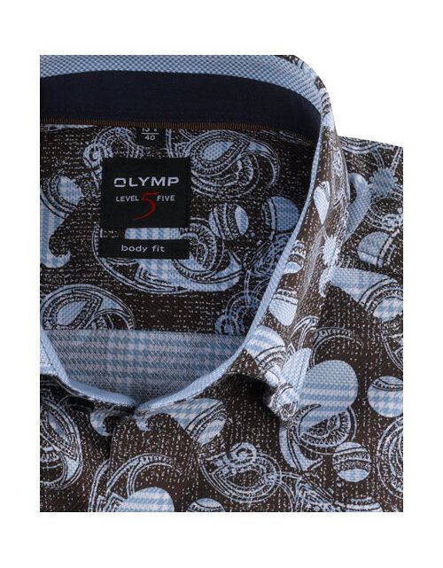 Сорочка мужская Level Five приталенная | купить в интернет-магазине Olymp-Men