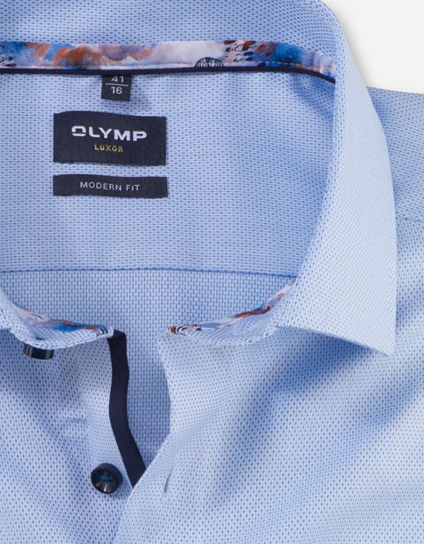 Рубашка мужская OLYMP Luxor, modern fit, фактурная