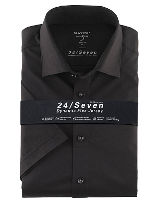 Сорочка мужская трикотажная OLYMP Level Five 24/7, body fit