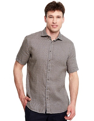 Рубашка льняная мужская OLYMP Casual, modern fit