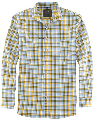 Фланелевая рубашка в клетку мужская OLYMP Casual | купить в интернет-магазине Olymp-Men