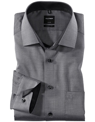 Деловая рубашка OLYMP Modern fit, фактурная ткань | купить в интернет-магазине Olymp-Men