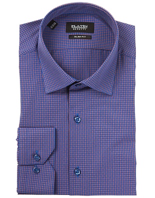 Сорочка мужская PLATIN Slim Fit, артикул 2371UF-PLT