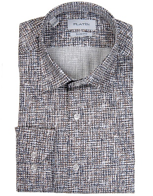 Сорочка мужская PLATIN Slim Fit, артикул 2318UF-PLT